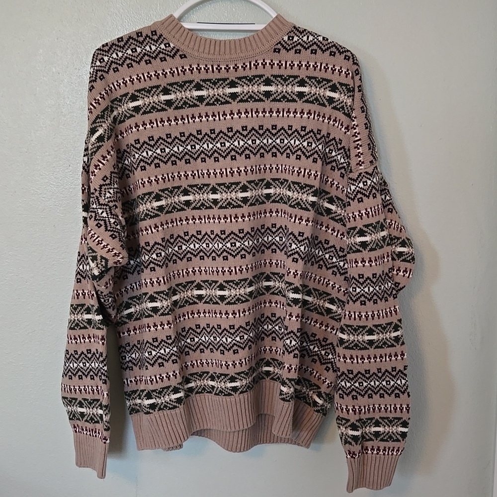 Dockers | Tan Winter Cozy Grandpa Sweater Size XL